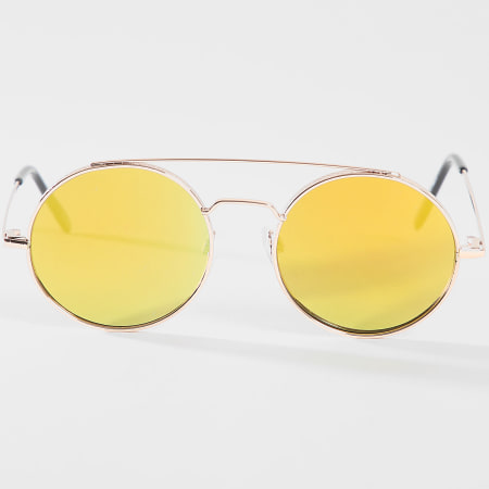 LBO - Occhiali da sole verde specchio dorato
