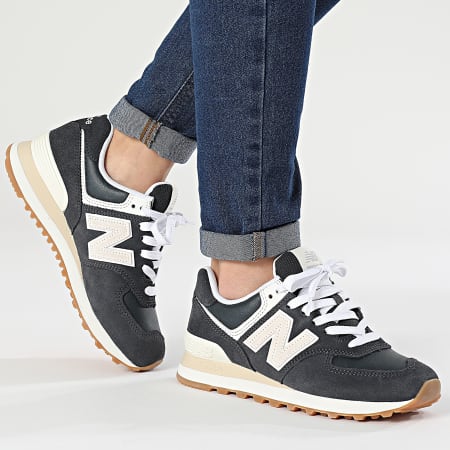 New Balance - Zapatillas Mujer 574 WL574QF2 Beige Gris Oscuro