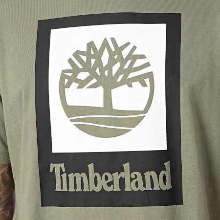 Timberland - Tee Shirt A5QS2 Vert Kaki
