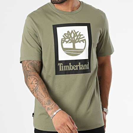 Timberland - Tee Shirt A5QS2 Vert Kaki