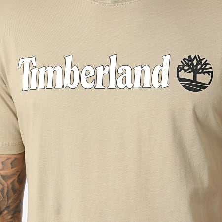 Timberland - Maglietta A5UPQ Verde cachi chiaro