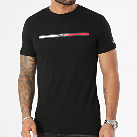 Tommy Hilfiger - Camiseta Essential Flag 3509 Negra