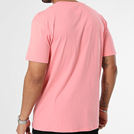 Tommy Jeans - Tee Shirt Reg Linear Logo 7993 Rose