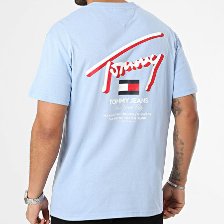 Tommy Jeans - Maglietta Reg 3D Street 8574 Azzurro