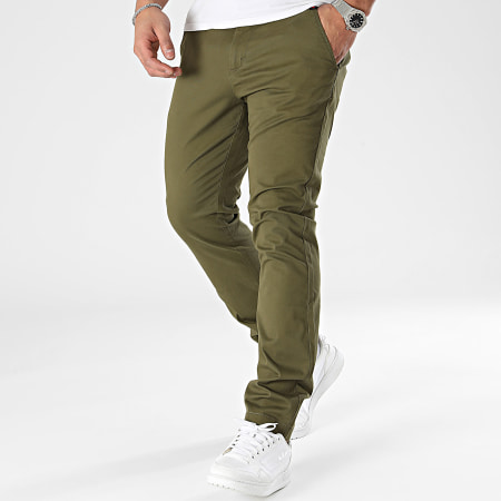 Tommy Jeans - Austin 9166 Pantalones Chinos Verde Caqui