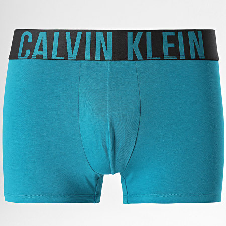 Calvin Klein - Set di 3 boxer NB3608A in anatra nera e blu lime