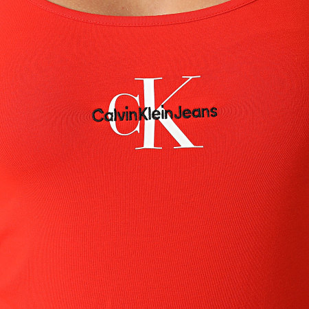 Calvin Klein - Camiseta de tirantes para mujer 3105 Rojo