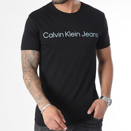 Calvin Klein - Camiseta Logo Institucional 2344 Negra