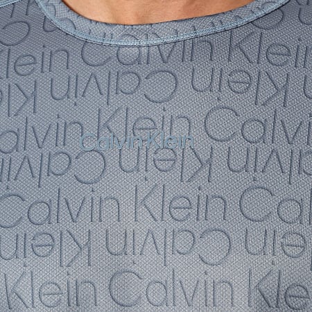 Calvin Klein - Tee Shirt GMS4K191 Gris Bleu