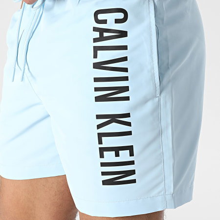 Calvin Klein - Pantaloncini da bagno medi con coulisse 1004 Azzurro