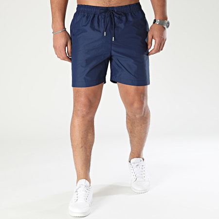 Calvin Klein - Pantalones cortos de baño con cordón medianos 0958 Azul marino