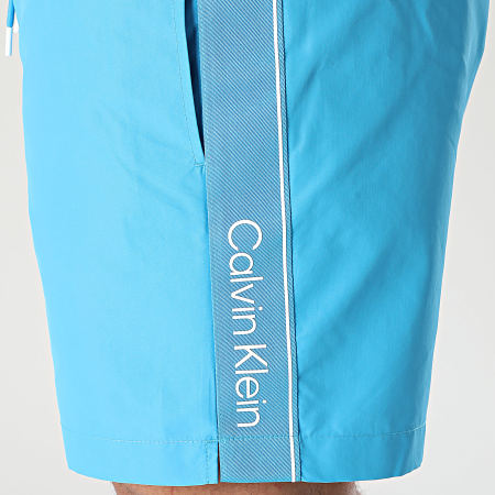 Calvin Klein - Pantalón corto de baño con cordón mediano 0958 Azul