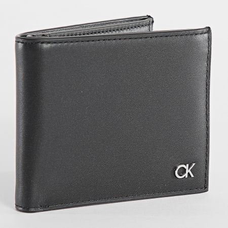 Calvin Klein - Portafoglio in metallo CK 1692 nero