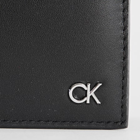 Calvin Klein - Portefeuille Metal CK 1692 Noir
