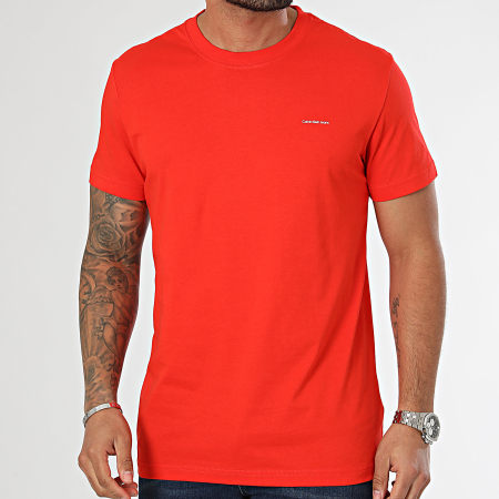 Calvin Klein - Lot De 2 Tee Shirts 5203 Blanc Rouge