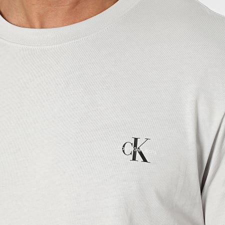 Calvin Klein - Lote de 2 camisetas 0199 Gris Beige