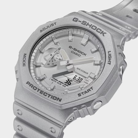 G-Shock - G-Shock GA-2100FF-8AER Reloj Plateado