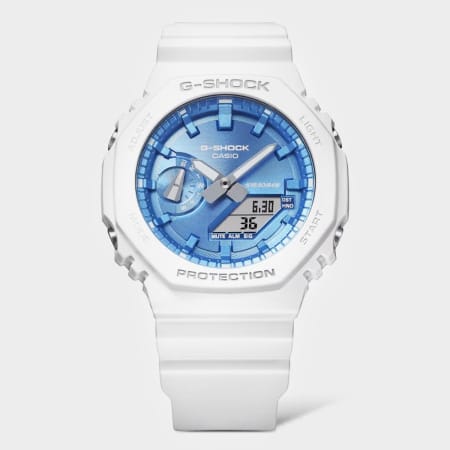 G-Shock - G-Shock GA-2100WS-7AER Orologio bianco blu