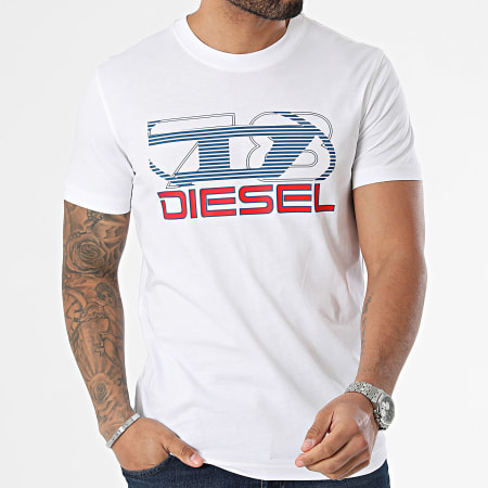Diesel - Tee Shirt Diegor A12502-0GRAI Blanc