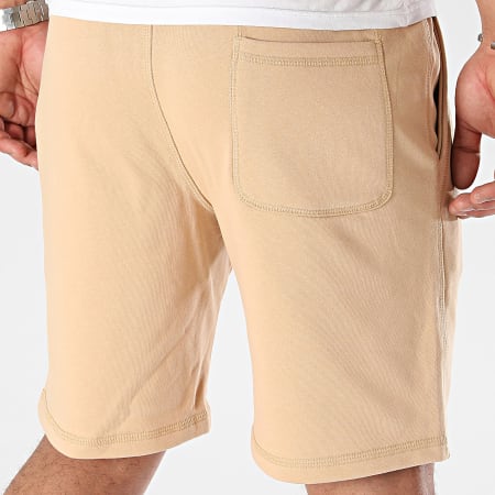 Frilivin - Pantalones cortos de jogging camel