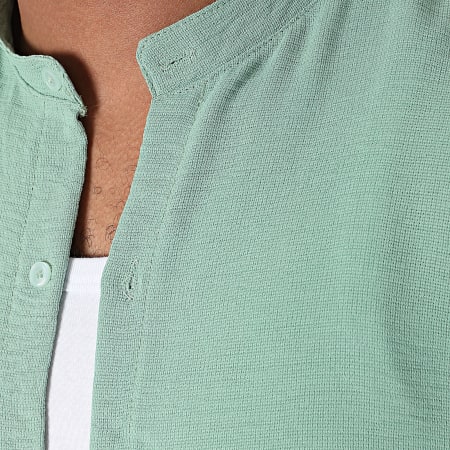 Frilivin - Set camicia a maniche corte e pantaloncini da jogging verde chiaro