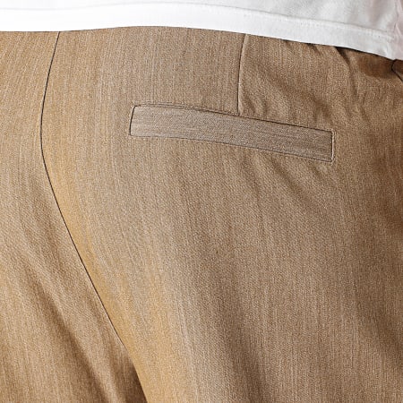 KZR - Pantaloni in cammello chiné