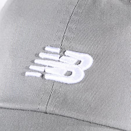 New Balance - Gorra de 6 paneles LAH91014 Gris