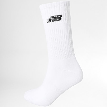 New Balance - Lote de 3 Pares de Calcetines LAS33863 Blanco