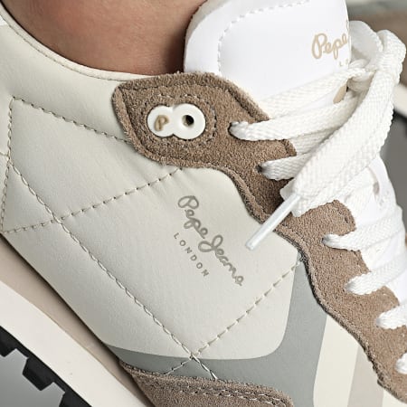 Pepe Jeans - Brit On Print Sneakers PMS40005 Beige