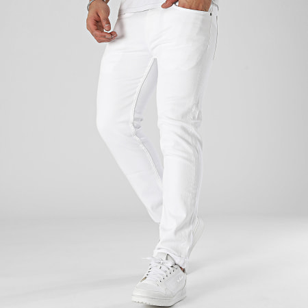 Pepe Jeans - Vaqueros Slim PM207390TA20 Blanco