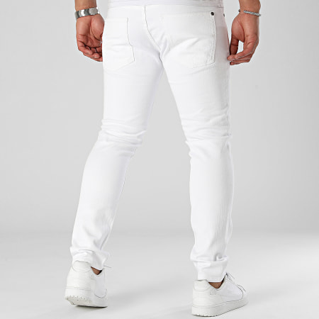 Pepe Jeans - Vaqueros estrechos con pinzas PM207390TA20 Blanco
