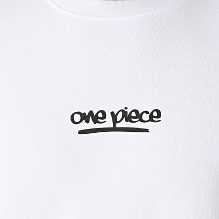 One Piece - Felpa girocollo Bianco