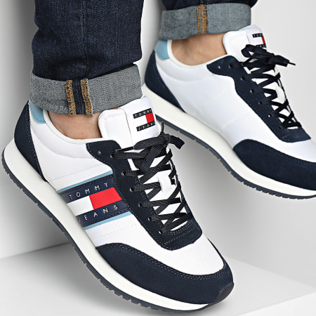 Tommy Jeans - Sneaker Runner Casual Essential 1351 Skyscrape Blue