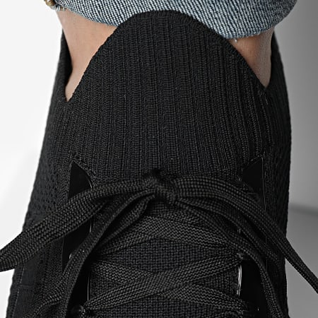 Tommy Jeans - Sneakers Elevated Runner in maglia 1382 Nero