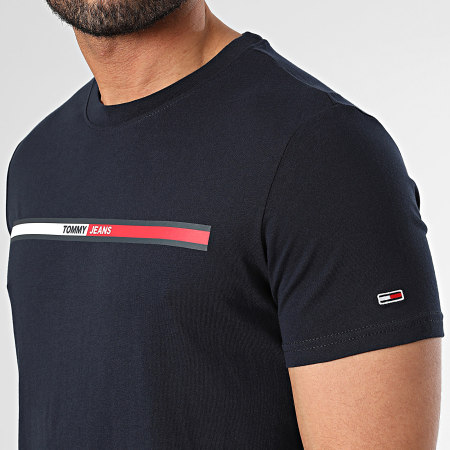 Tommy Jeans - Maglietta Essential Flag 3509 Navy