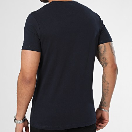 Tommy Jeans - Camiseta Essential Flag 3509 Azul marino