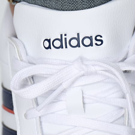 Adidas Performance - Grand Court 2.0 Sneakers ID2947 Calzado Blanco Azul Oscuro Preloved Escarlata