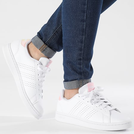 Adidas Sportswear - Baskets Femme Advantage IF6116 Footwear White Clear Pink