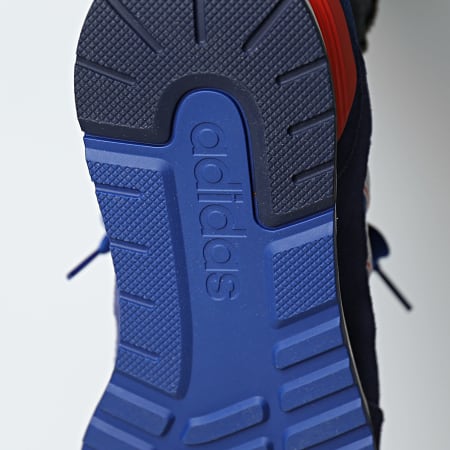 Adidas Sportswear - Sneaker Run 80s IG3531 Blu Scuro Calzature Bianco Rosso Brillante