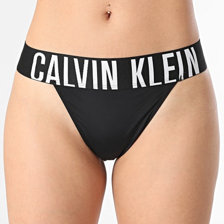 Calvin Klein - Tanga de mujer QF7638E Negro
