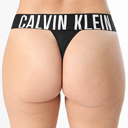 Calvin Klein - String Femme QF7638E Noir