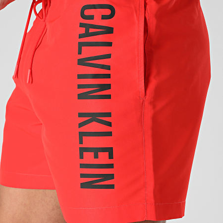 Calvin Klein - Pantaloncini da bagno medi con coulisse 1004 Rosso