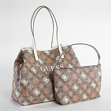 Guess - Pack Vikky II Bolso Y Clutch PS931829 Beige