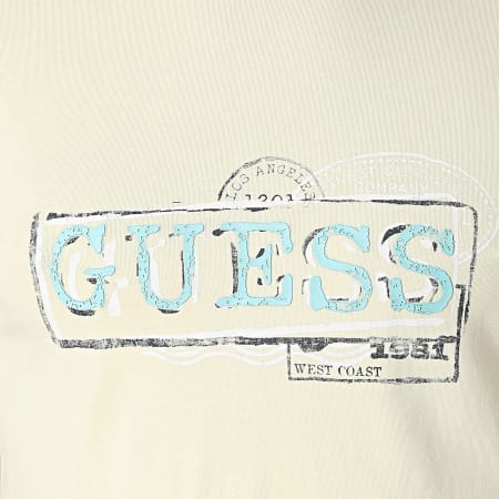 Guess - Tee Shirt M4GI26-J1314 Jaune