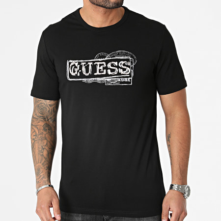 Guess - Camiseta M4GI26-J1314 Negro