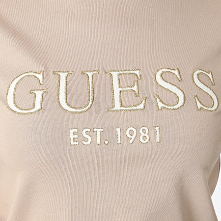 Guess - Camiseta mujer V4GI01-I3Z14 Beige Oro