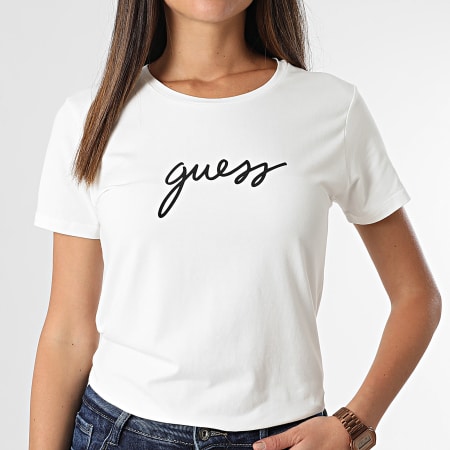 Guess - Camiseta mujer O4RM09-KBBU1 Beige claro