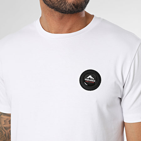 Helvetica - Camiseta Ajaccio Blanca