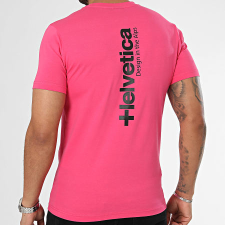 Helvetica - Camiseta Howard Rosa Fucsia