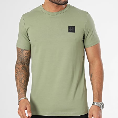 Helvetica - Foster Tee Shirt Verde Khaki